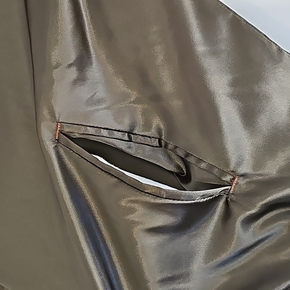 Men's Vintage Bomber Jacket Size XL, snap closure Slide pockets - Picture 6 of 10